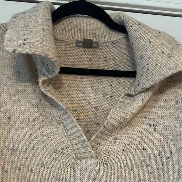 Falls Creek Cream V-Neck Sweater with Cozy Knit - Picture 7 of 7